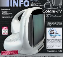 Röhrenfernseher Colani-Design mit vorgeschalteten Digitalreceiver (TechniSat)
